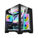 Настолен компютър 1stPlayer® Gaming PC, с Intel® Core™ i5 12400F, 32GB DDR4, SSD 512GB M.2 + 1 TB HDD, видео карта GeForce® RTX™ 3060 12 gb GDDR6, вод