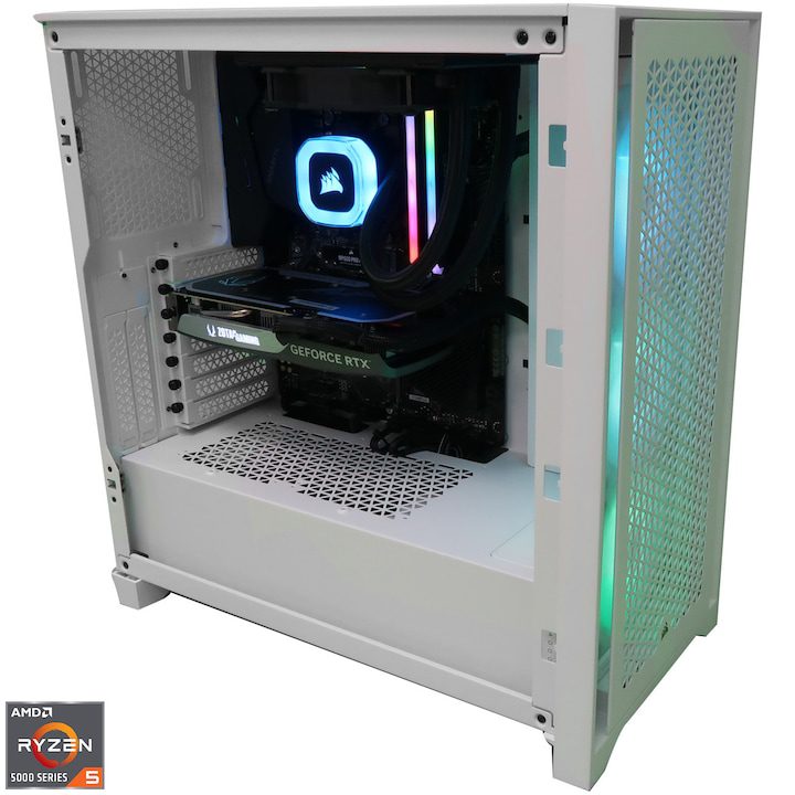 Избор на Подходящ Геймърски Компютър: Ръководство за Начинаещи и Напреднали Настолен компютър Gaming A+, AMD Ryzen™ 5 5600, 32GB DDR4, 500GB SSD, GeForce RTX™ 4060 8GB GDDR6, No OS, White