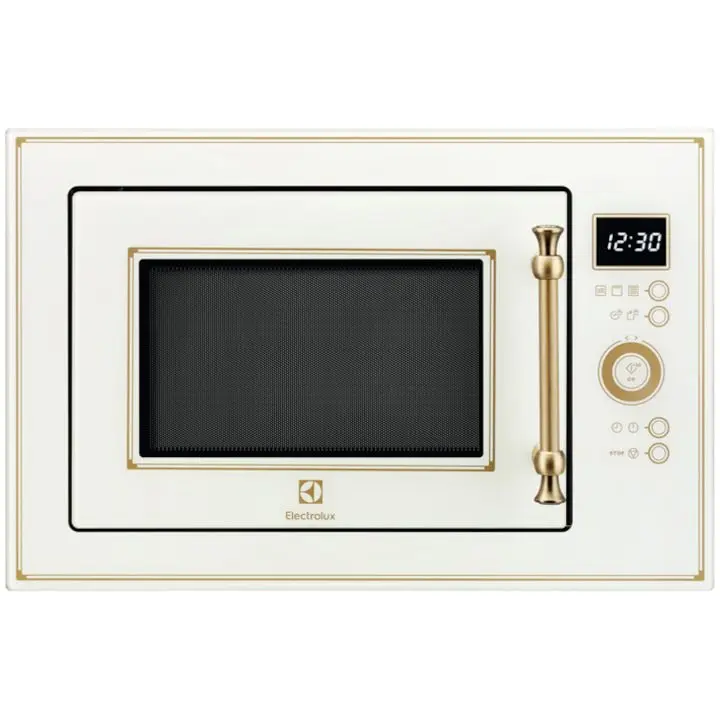 Микровълнова фурна за вграждане Electrolux EMT25203OC, 25 л, Мощност 900 W, Грил, Дигитален дисплей, Таймер, Rustic cream