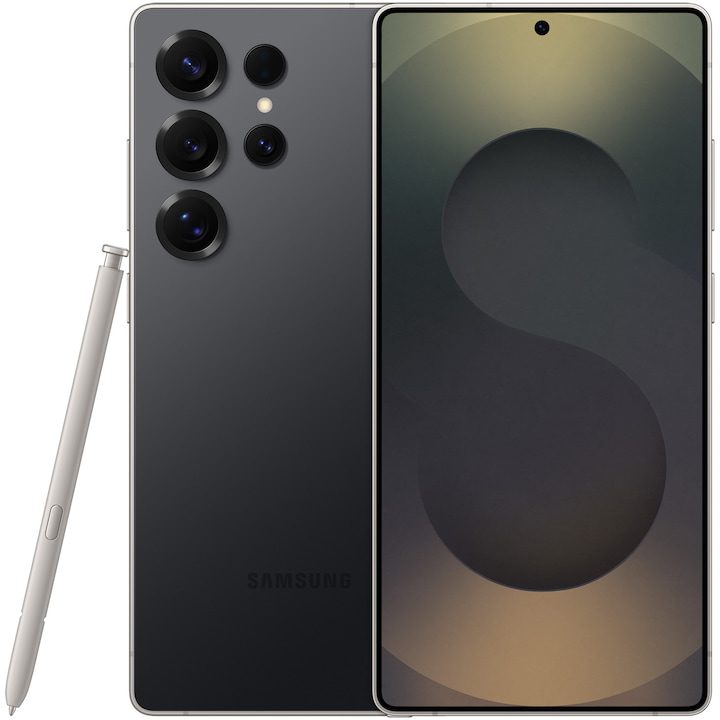 Най-добри Samsung телефони за 2025 Смартфон Samsung Galaxy S25 Ultra, 12GB RAM, 512GB, 5G, Titanium Black