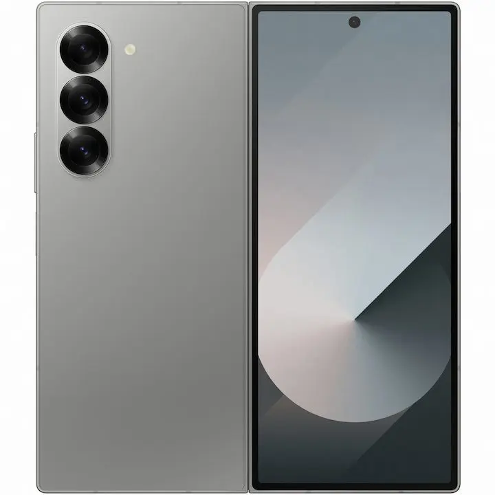 Най-добри Samsung телефони за 2025 Смартфон Samsung Galaxy Z Fold6, 12GB RAM, 256GB, 5G, Silver Shadow