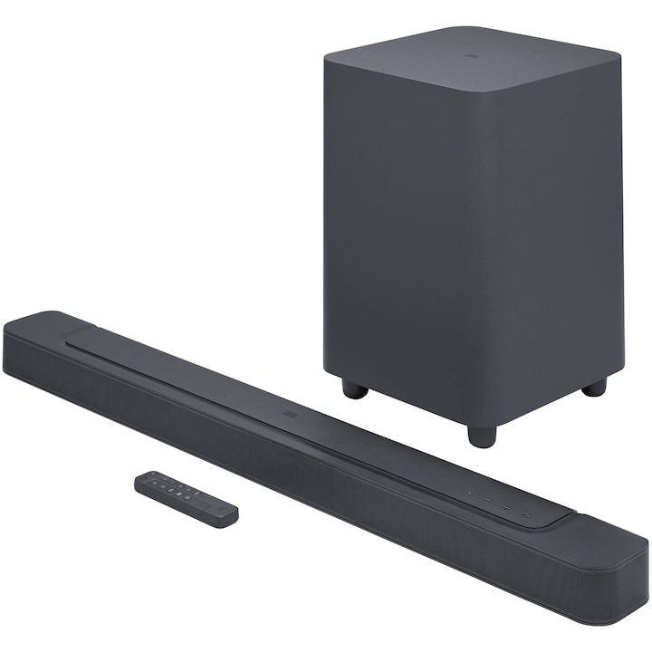 Soundbar JBL BAR 500, 5.1, 590W, Multibeam, Dolby Atmos, Wi-Fi, AirPlay, Черен