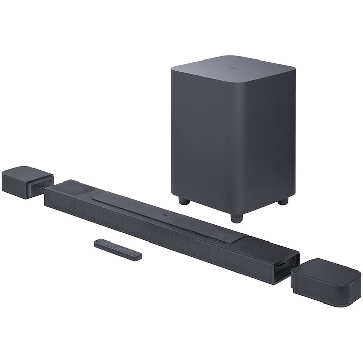 Soundbar JBL BAR 800, 5.1.2, Подвижни високоговорители, 720W, Dolby Atmos, Wi-Fi, Airplay, HDMI eArc, Черен