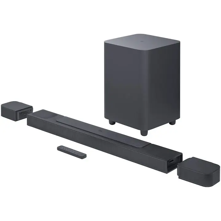 Soundbar JBL BAR 800, 5.1.2, Подвижни високоговорители, 720W, Dolby Atmos, Wi-Fi, Airplay, HDMI eArc, Черен