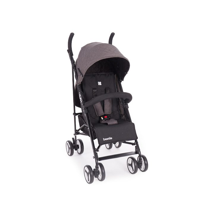 Лятна Детска Количка: Комфорт и Функционалност - Разглеждаме Популярните Марки Лятна бебешка количка Kikkaboo Beetle Grey, Сива