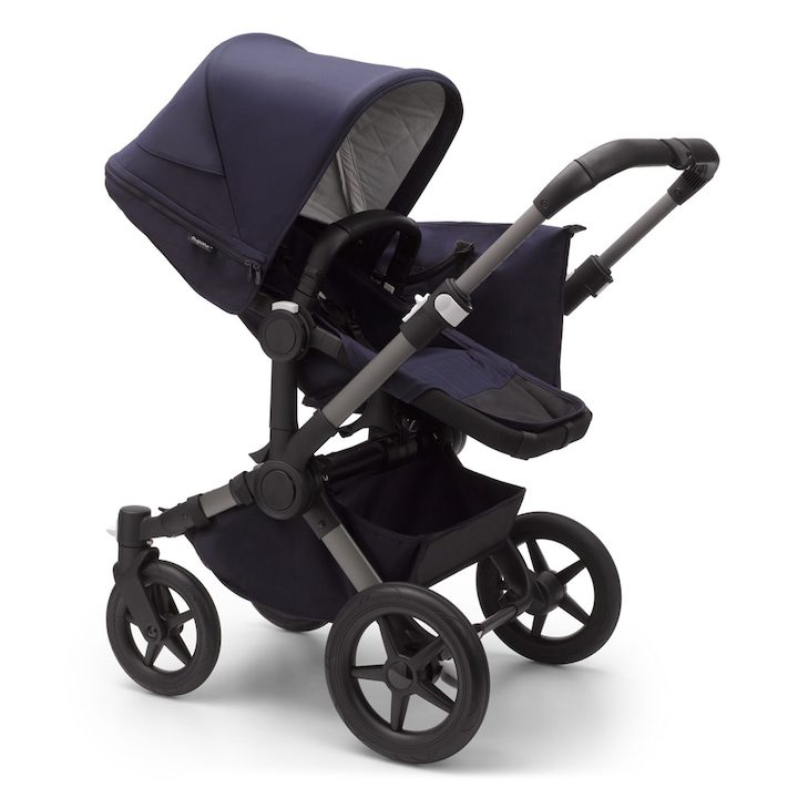 Модерни Детски Колички: Нашите Предложения Детска количка Bugaboo Donkey 5 Mono Classic Graphite/Dark Navy