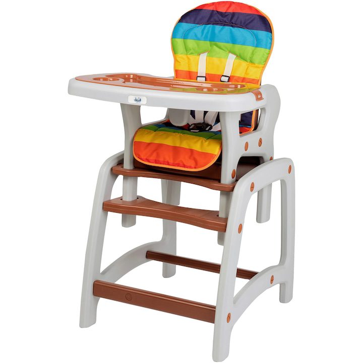 Детско Столче За Хранене: Практични Съвети И Важни Екстри Столче за хранене Juju, Eat & Play, Кафяв
