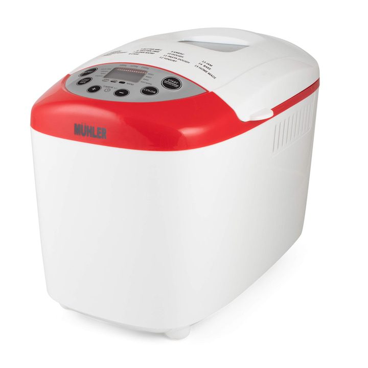 Топ 12 Най-Добрите Домашни Хлебопекарни Хлебопекарна Muhler mbm-1502, 850W, 2 бъркалки, евтини хлебопекарни