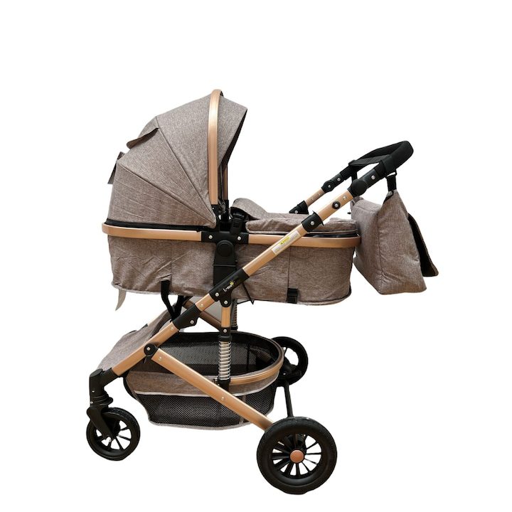 Лятна Детска Количка: Комфорт и Функционалност - Разглеждаме Популярните Марки Количка 2 в 1, Двойно окачване на колелото и рамката, Включена чанта, Включена лятна козирка, Гумено колело, Надуваема, Пясъчно бежов