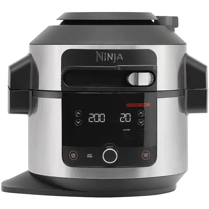 Мултикукър 11 in 1 Ninja OL550EU, 1460W, 6 л, 11 програми, Черен/Сребрист