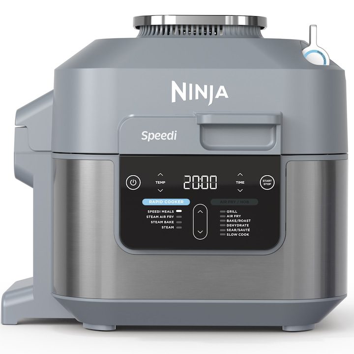 Мултикукъри: Вашият Партньор в Съвременната Кухня Мултикукър Ninja Speedi ON400EU, 1760W, 5.7 литра, 10 програми, Сив