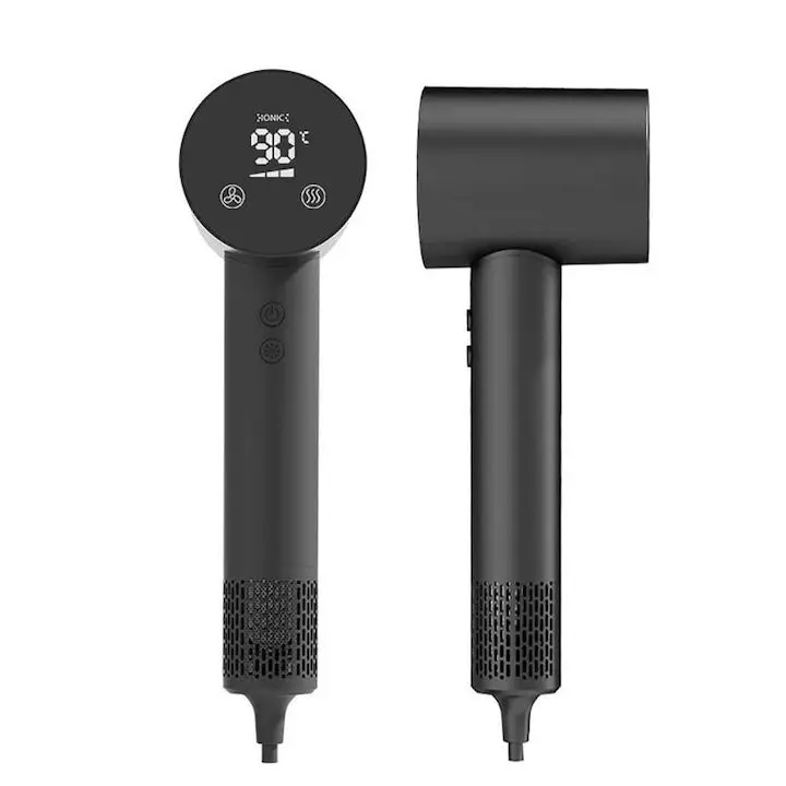 Сешоар, Kellersch, 1600W, 3 скорости, 4 температури, 11000 RPM, с LED дисплей, черен