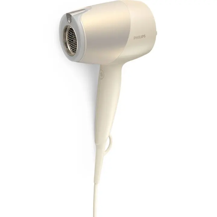 Сешоар Philips SenseIQ Серия 9000 BHD829/00, Сензор SenseIQ, Интелигентни цифрови програми, Грижа с йони, Дифузер за обем, 7 мм стилизираща глава, Приставка за масаж на скалпа, 1800 W, Champagne