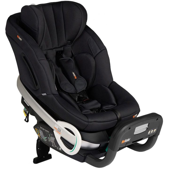 Столче за кола BeSafe Stretch, 0-36 кг, Black Soft Breeze, със SIP странична опора, включително редуктор, как да изберем столче за кола
