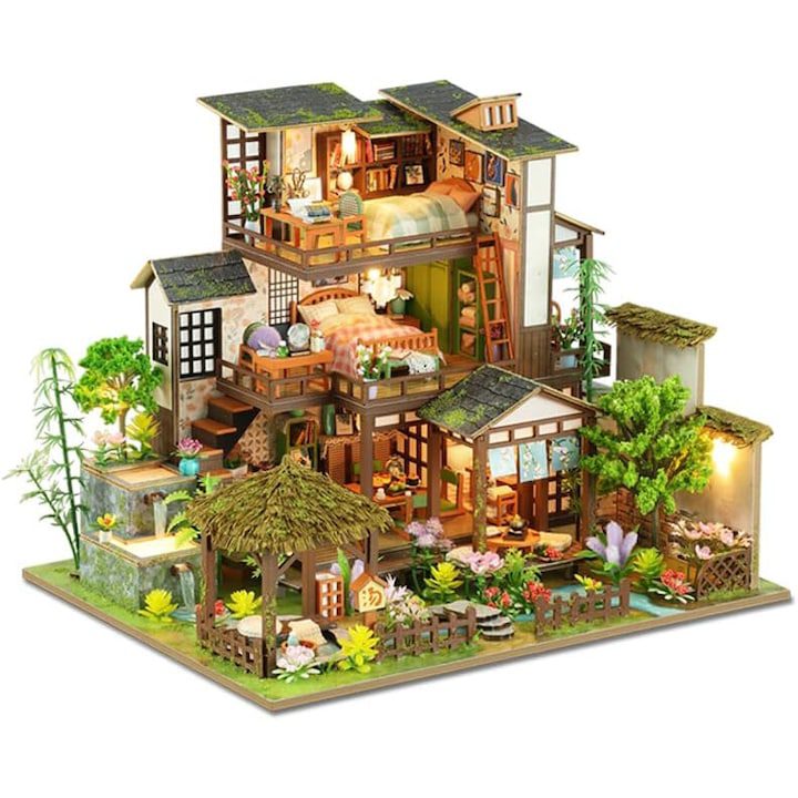 3D Пъзели: Вълнуващо пътешествие в свят на забавление и развитие 🎯 3D пъзел къща, WALALLA, уникален дизайн, дървен материал, 600 части, многоцветен