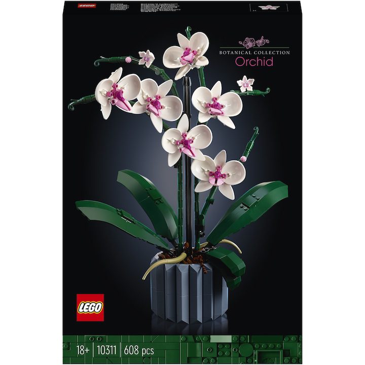 Конструктори LEGO – Магията на Конструкторите, Които Вдъхновяват Поколения LEGO® Icons Botanical - Орхидея 10311, 608 части