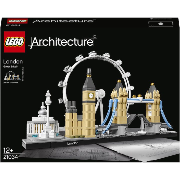 Конструктори LEGO – Магията на Конструкторите, Които Вдъхновяват Поколения LEGO®Architecture - Лондон, 21034, 468 части