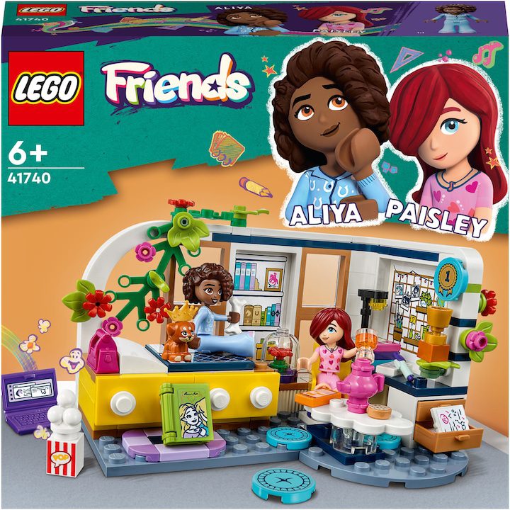 Конструктори LEGO – Магията на Конструкторите, Които Вдъхновяват Поколения LEGO® Friends - Стаята на Алия 41740, 209 части