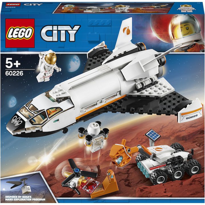 Конструктори LEGO – Магията на Конструкторите, Които Вдъхновяват Поколения LEGO® City Space Port - Изследователска совалка за Марс 60226