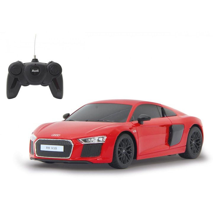 Детски колички с дистанционно управление Количка Rastar RC - Audi R8, Червен, 1:24