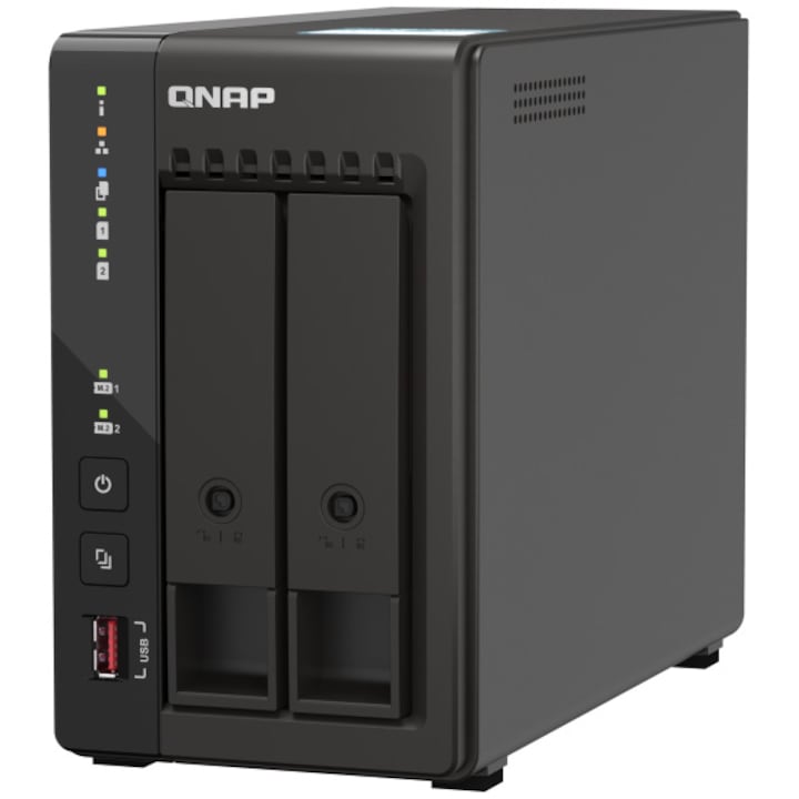 Какво е Network Attached Storage (NAS) и Как да Изберем Правилния Network Attached Storage Qnap TS-253E, Процесор Intel® Celeron® J6412, 2-bay, 8GB DDR4