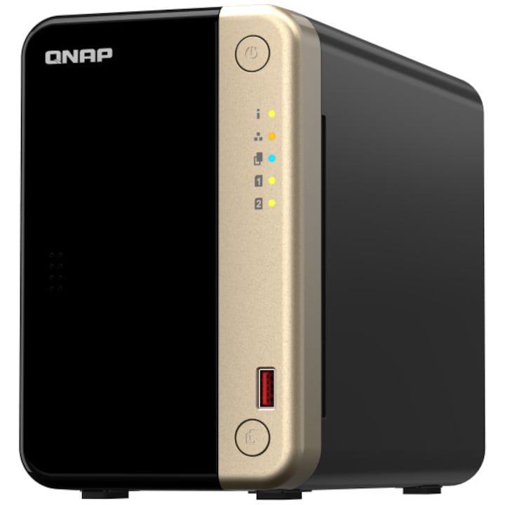 Какво е Network Attached Storage (NAS) и Как да Изберем Правилния Network Attached Storage Qnap TS-264, Intel® Celeron® N5095 2.9Ghz, 2-Bay, 8GB DDR4, 1 порт 2.5G, 2 порта USB 2.0, 2 порта USB 3.2 Gen 2