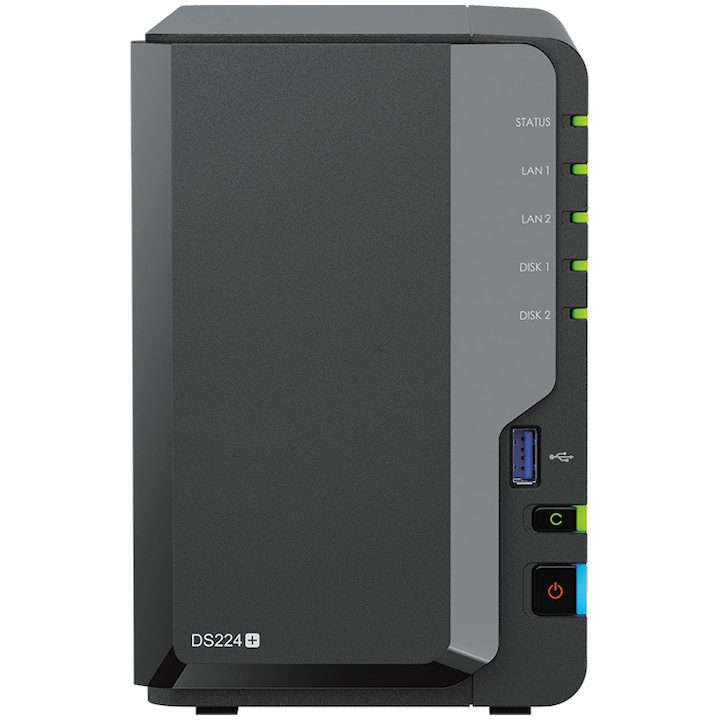 Какво е Network Attached Storage (NAS) и Как да Изберем Правилния Network Attached Storage Synology DiskStation DS224+, Процесор Intel Celeron J4125 2GHz, 2-bay, 2GB DDR4