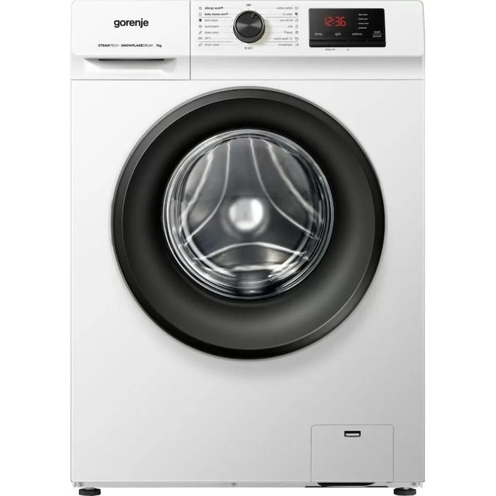 Пералня Gorenje - Коя да Изберем През 2025 Година Пералня Gorenje WNHVB72SDS, Енергиен клас: Е, 7 кг, 1200 обр./мин, 15 програми, Бял