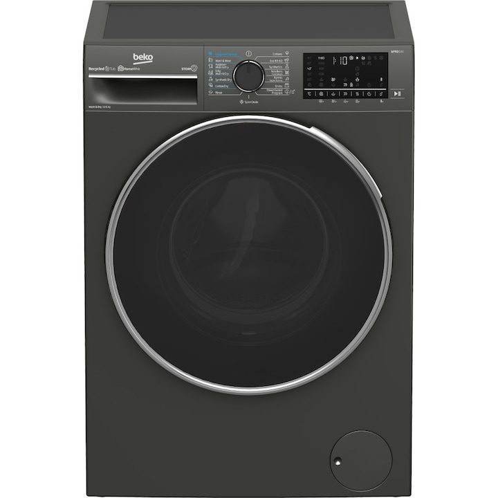 Пералня със сушилня Beko B5DF T 510447 M, 1400 RPM, Капацитет на пране 10 кг, Капацитет на сушене 6 кг, Клас D