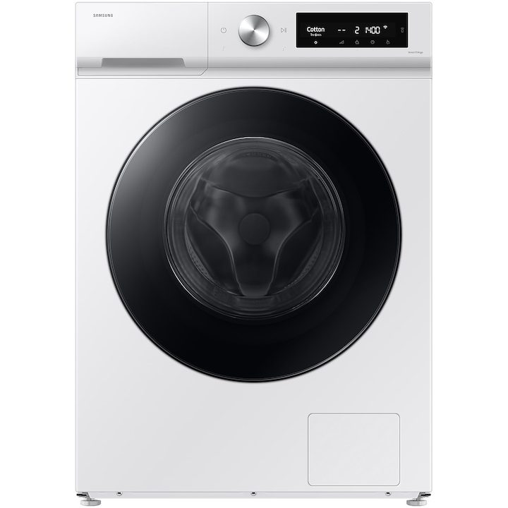 Перални Със Сушилня Samsung – Съвършенството В Едно Устройство Пералня със сушилня Samsung Bespoke AI WD90DB7B85GU4, Пране 9 кг, Сушене 6 кг, 1400 об/мин, Клас D, AI Wash, Auto Dispense, AI Ecobubble, AI Control, Super speed 39 min, WiFi, Бял
