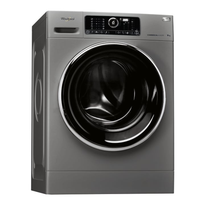 Пералня Whirlpool AWG 912 /PRO, Полупрофесионална, 9 кг, 1200 об/мин, Клас A+++, 10 програми, 6 sense, Silver