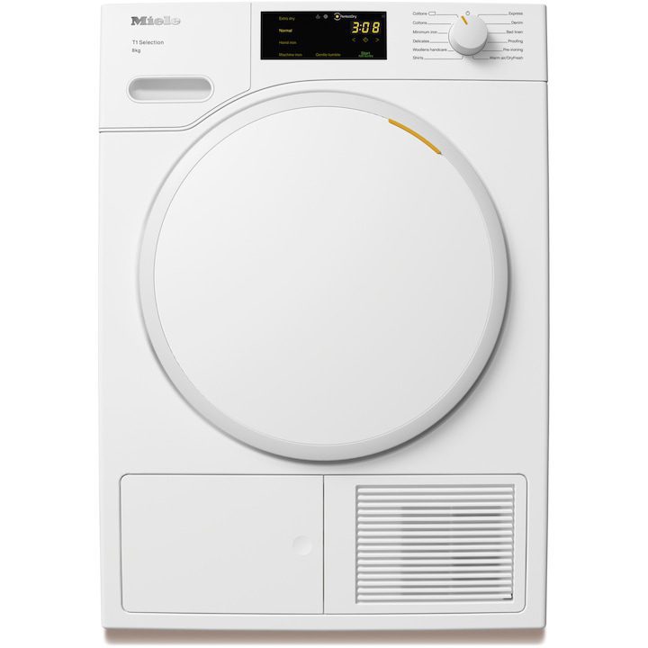 Сушилня Miele TSC 223 WP, Термопомпа, 8 кг, Клас A++, FragranceDos, PerfectDry, Softcare drum, Бял