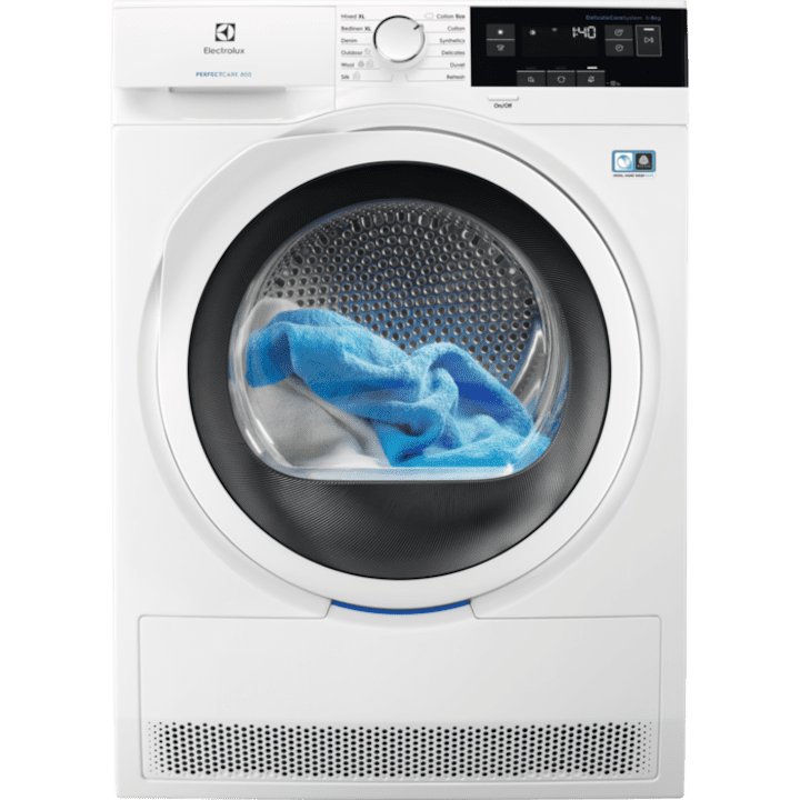 Сушилня с термопомпа Electrolux EW8H358S, 8 кг, енергиен клас A++, бяла