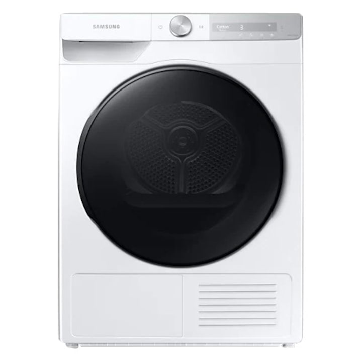 Сушилня Samsung DV90T7240BH/S7, Термопомпа, 9 кг, Клас A+++, AI Control, Super Speed, Hygiene Care, Optimal Dry, Air Wash, Wifi, Бял