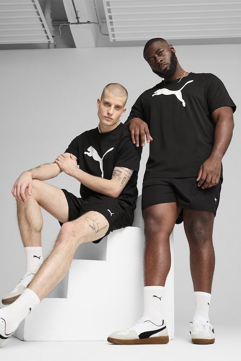 Къси Мъжки Панталони - Най-Добрата Колекция Puma, Къс панталон с лого, Черен