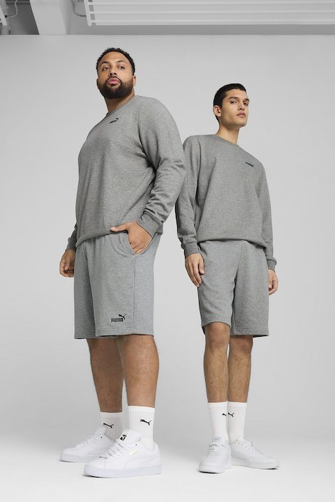 Къси Мъжки Панталони - Най-Добрата Колекция Puma, Шорти с лого и вътрешна връзка, Сив