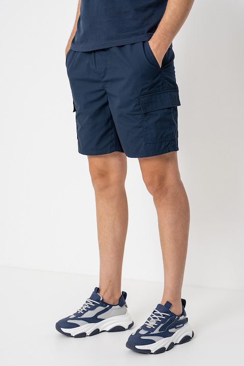 Къси Мъжки Панталони - Най-Добрата Колекция Only & Sons, Карго шорти Kal с връзка, Тъмносин