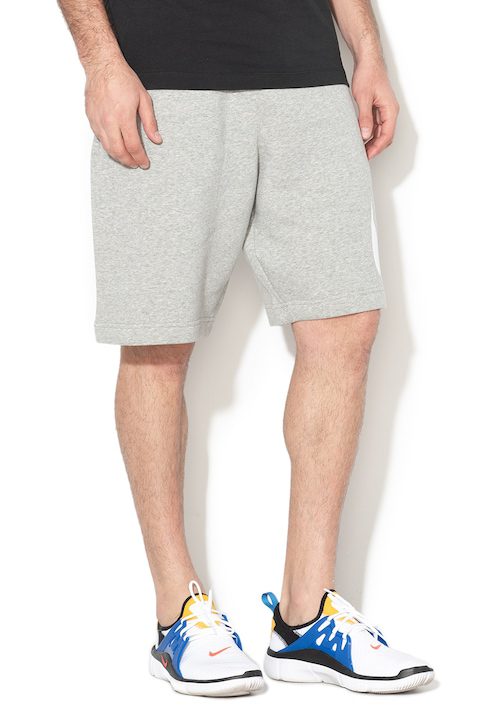 Къси Мъжки Панталони - Най-Добрата Колекция Nike, Къс панталон Sportswear Club с лого, Светло сив
