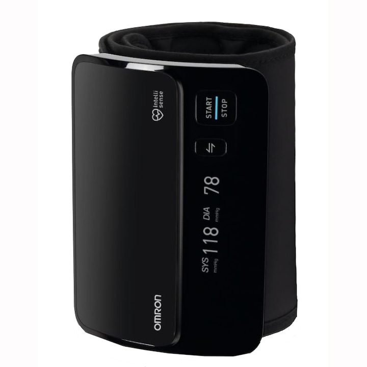 Апарати за кръвно налягане: видове, точност и съвременни решения за домашна грижа 🩺 Апарат за кръвно налягане Omron EVOLV, All-In-One, Bluetooth, Oled Display, 22-42cm, App, Черен, HEM-7600T-E