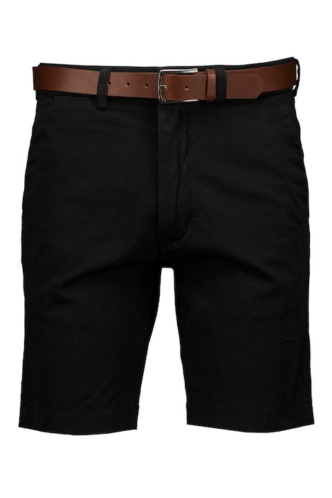 Къси Мъжки Панталони - Най-Добрата Колекция Jack & Jones, Бермуди чино с колан, Черен