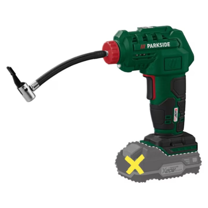 Безжичен компресор Parkside PAK 20-Li B2, 20V, 7 бара Безжичен компресор PAK 20-Li B2, 20V, 7 бара, без батерия и зарядно устройство