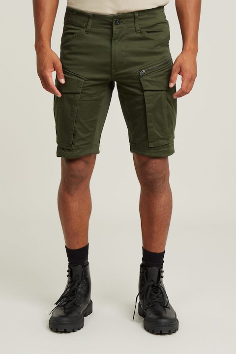 Къси Мъжки Панталони - Най-Добрата Колекция G-STAR, Слим карго бермуди, Каки