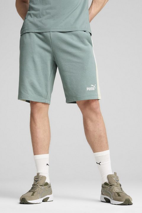 Къси Мъжки Панталони - Най-Добрата Колекция Puma, Бермуди с лого, Бял/Слонова кост/Персийско зелено