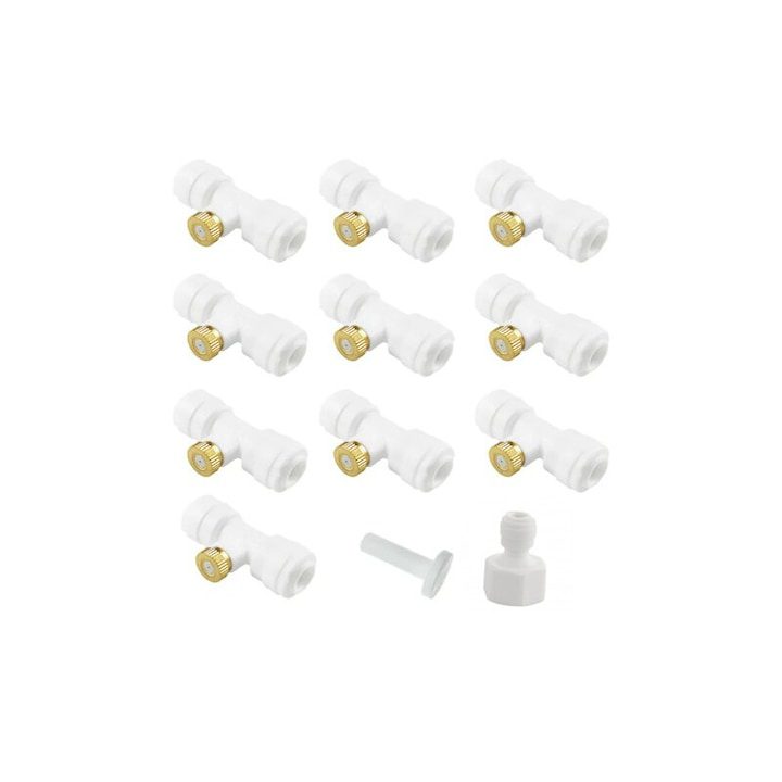 Охлаждане с Водна Мъгла: Перфектното Решение за Летните Жеги Система за Водна мъгла с 20м маркуч и 10 дюзи