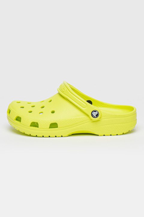 Дамски чехли – удобството, което заслужавате 🥿 Crocs, Унисекс крокс Classic с широк дизайн и отворена пета, Лайм зелено, 39-40