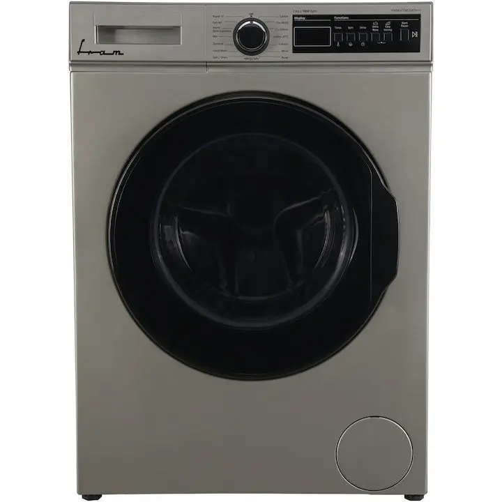 Пералня Fram FWM-V714T2IXD+++, 7 кг, 1400 об/мин, Инокс/Хром, бюджетна пералня, евтина пералня