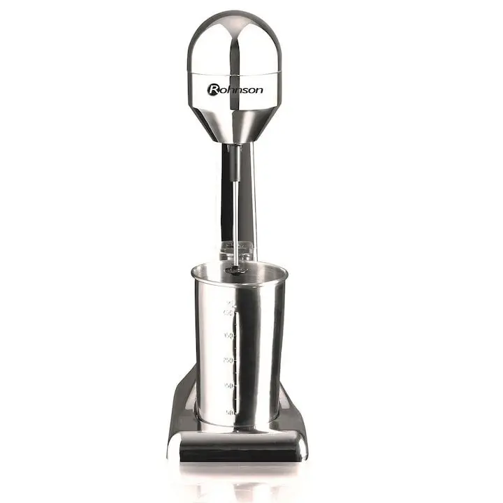 Фрапе шейкър Rohnson R448, 100W, 2 скорости, Хром, 450 мл