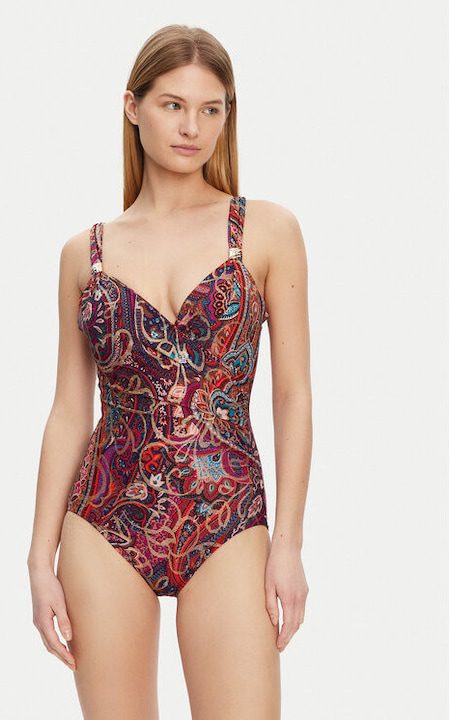 Дамски Бански Костюми - Лято 2025: Дамски бански костюм, Miraclesuit, 305152749, Полиамид/Еластан, Многоцветен, Многоцветен