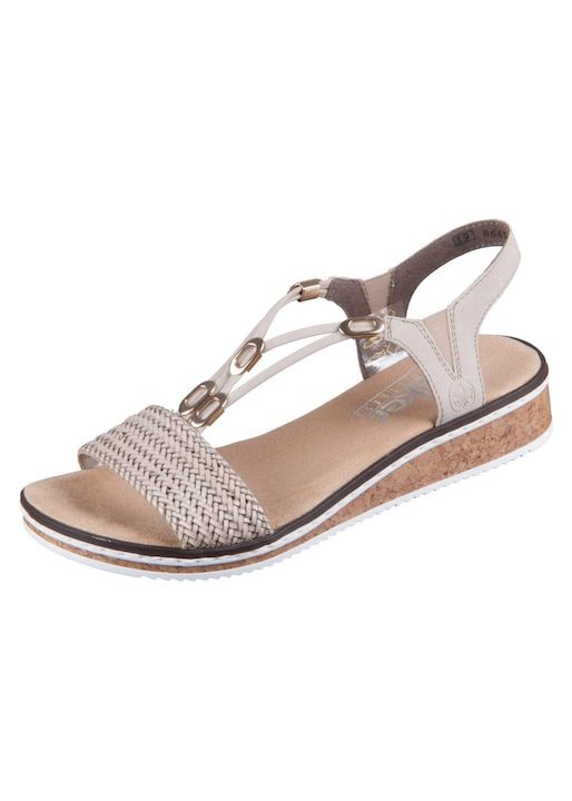 Дамски сандали – Как да Изберем? Дамски сандали Rieker, бежови, синтетичен материал, модерен дизайн, изключително удобство, 37 EU