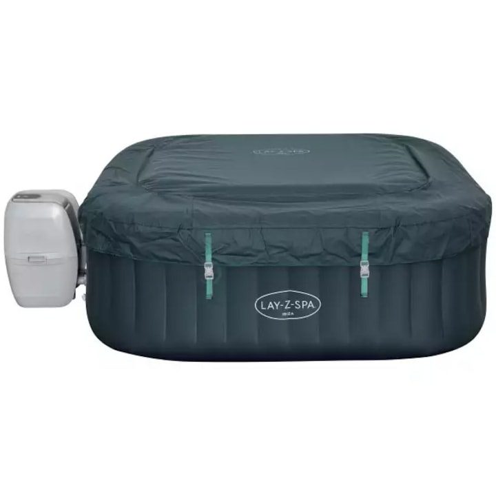 Джакузи – история, здравословни ползи и съвременни предимства 🌊✨ Джакузи Bestway, LAY-Z-SPA Ibiza AirJet, Квадратно, 180 x 180 x 66 см